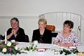 Linda, Pauline and Mary enjoy a cuppa